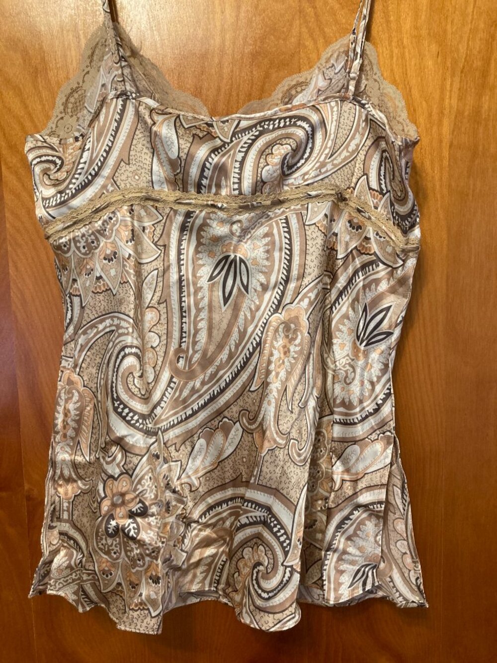 New York & Company silk camisole top size large - Picture 2 of 4